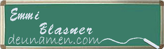 Emmi Blasner Visitenkarte